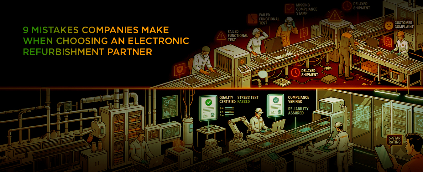 9 Electronic Refurbishment Mistakes Companies Make When Choosing the Right Partner